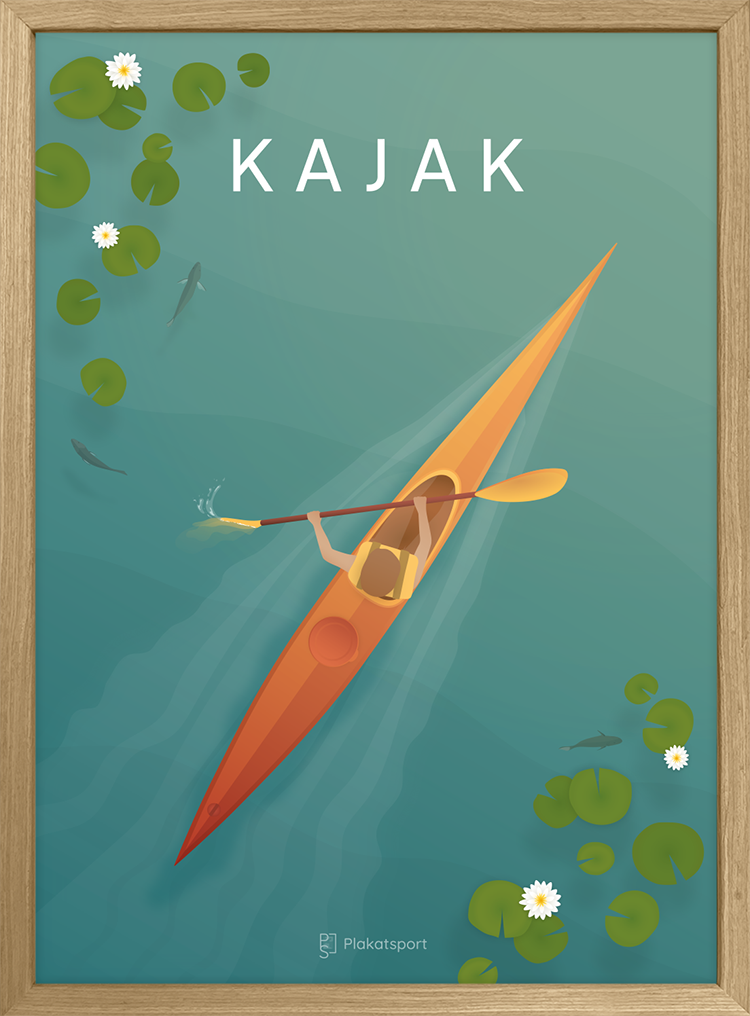 Plakatsport kajak tur