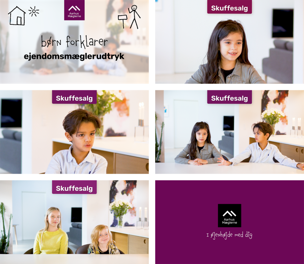 Børn beskriver ejendomsmæglerord