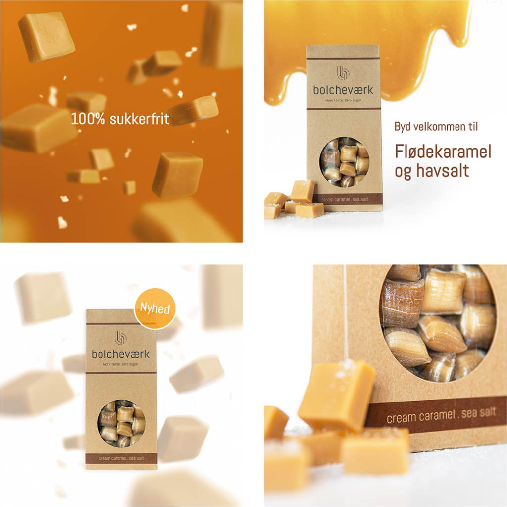 Bolcheværk bolcher og emballage