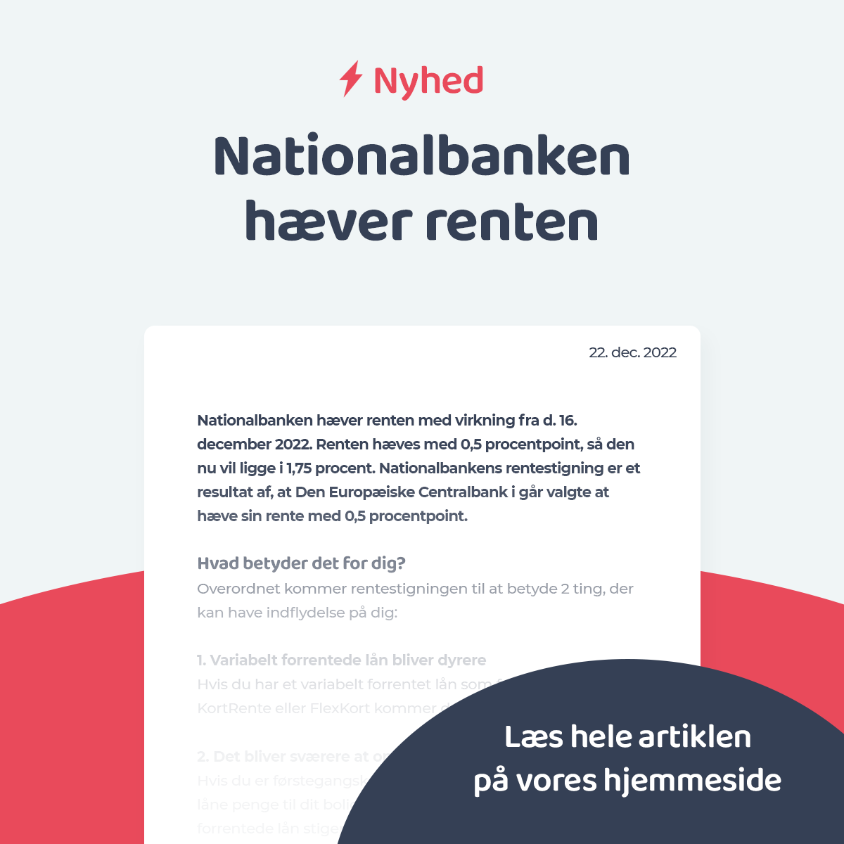 Nyhed_Nationalbanken hæver renten_farve