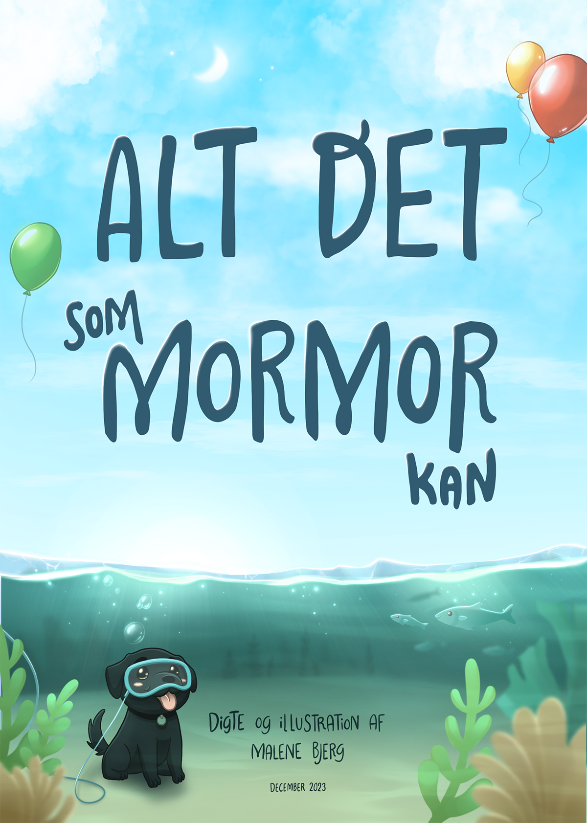 Forside til "Alt det som mormor kan" - illustreret børnebog af Malene Bjerg.